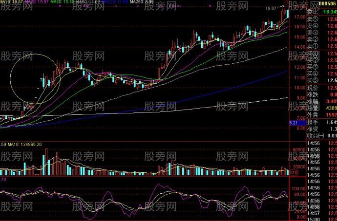 一字牛回頭選股法