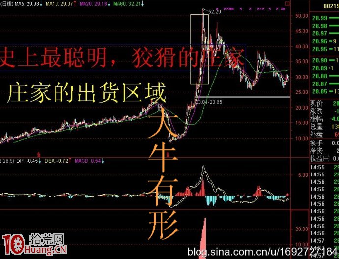 妖股出貨圖解剖,拾荒網