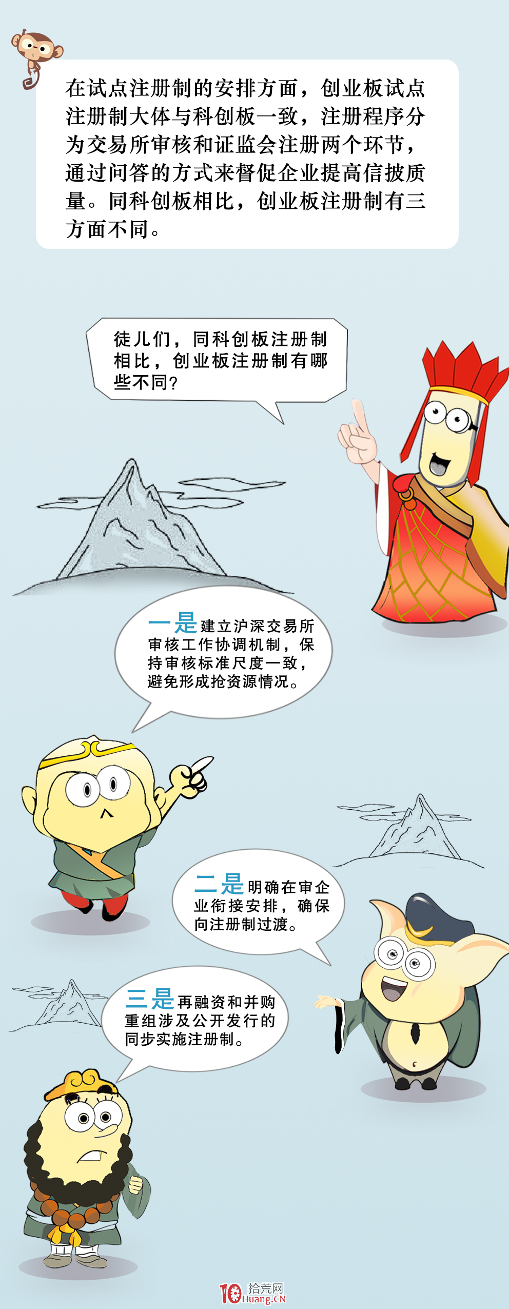 一圖看懂！創業板註冊制有這些門道,拾荒網