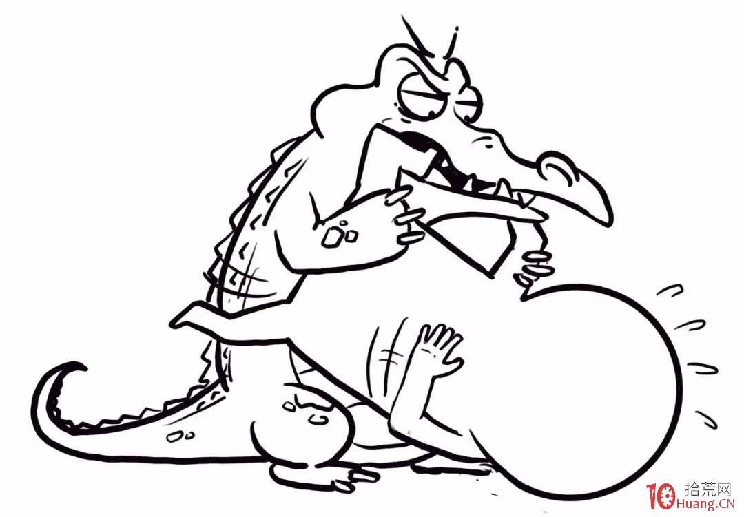 擺脫深套的法則——鱷魚法則(漫畫圖解) 擺脫深套的法則——鱷魚法則(漫畫圖解),拾荒網