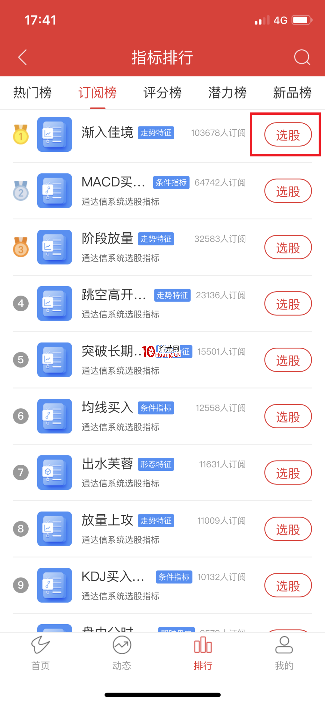 如何用通達信APP的“動態分組”進行實時選股?(圖解) 如何用通達信APP的“動態分組”進行實時選股?(圖解),拾荒網