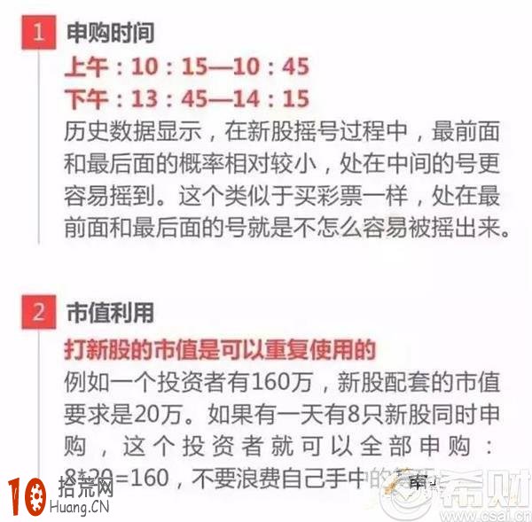 打新技巧與打新規則一覽表,拾荒網