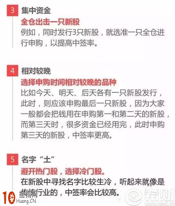打新技巧與打新規則一覽表,拾荒網