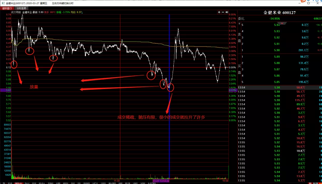牛股強勢上漲途中的輕功水上漂——一種蕩秋千分時圖（圖解）,拾荒網