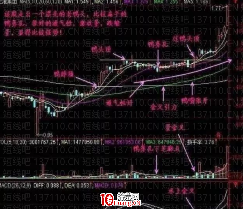什麼是老鴨頭技術形態？主升浪中經典老鴨頭的操作詳細方法（圖解）,拾荒網
