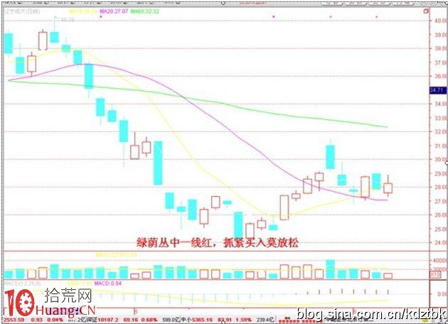 綠蔭叢中一線紅,抓緊買入莫放松 綠蔭叢中一線紅,抓緊買入莫放松,拾荒網