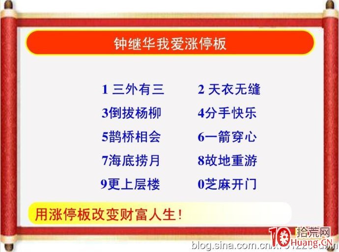 鐘繼華我愛漲停板全集：十種打板形態技巧（圖解）,拾荒網