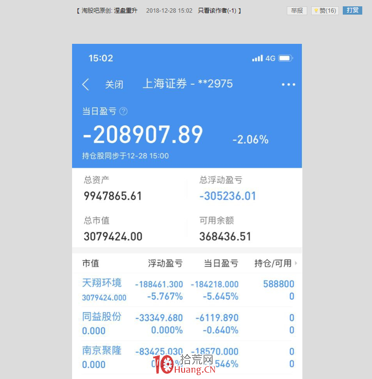 淘縣90後新遊資：4年100倍，涅盤重升資金上億瞭！,拾荒網