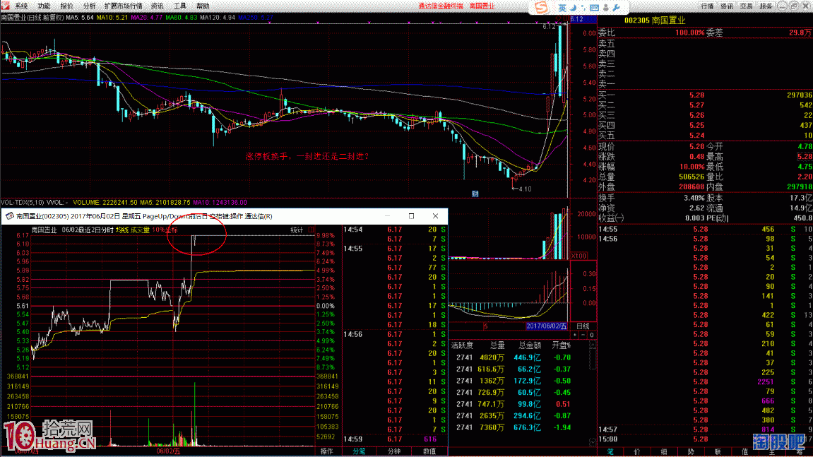 圖解如何提高換手板打板成功率的方法：二封,拾荒網