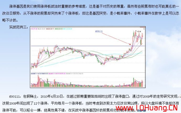 滄桑戰神《漲停板戰法研究》系列教程_4：漲停基因的關鍵指標是個股的歷史股性（圖解）,拾荒網