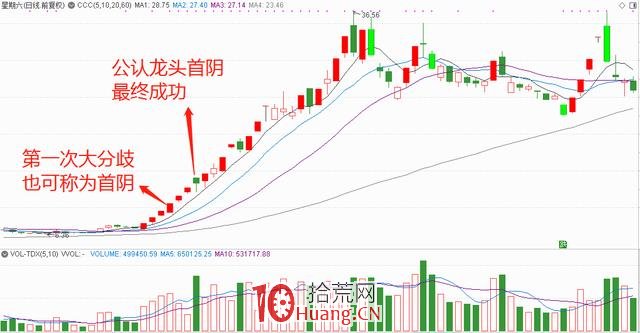 龍頭戰法之:怎麼看龍頭首陰、龍頭反包、龍頭二波(圖解) 龍頭戰法之:怎麼看龍頭首陰、龍頭反包、龍頭二波(圖解),拾荒網