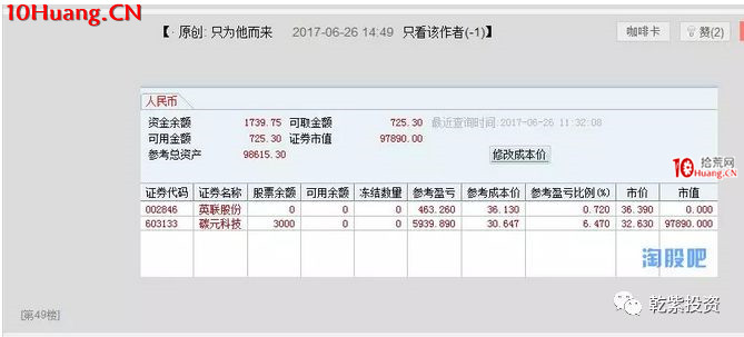 遊資大神退學炒股2017-2018年一年88倍之旅的交割單附圖復盤(第一部分) 遊資大神退學炒股2017-2018年一年88倍之旅的交割單附圖復盤(第一部分),拾荒網
