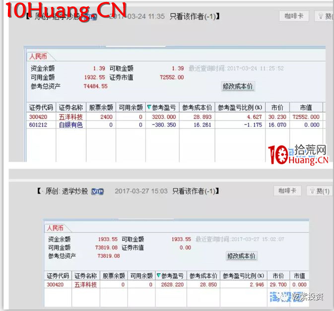遊資大神退學炒股2017-2018年一年88倍之旅的交割單附圖復盤(第一部分) 遊資大神退學炒股2017-2018年一年88倍之旅的交割單附圖復盤(第一部分),拾荒網
