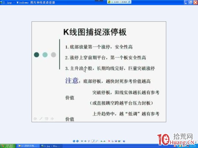 日內分時圖打板技巧圖解,拾荒網