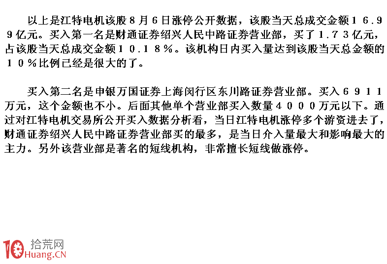 圖解漲停被砸開後判斷有莊運作的技巧,拾荒網