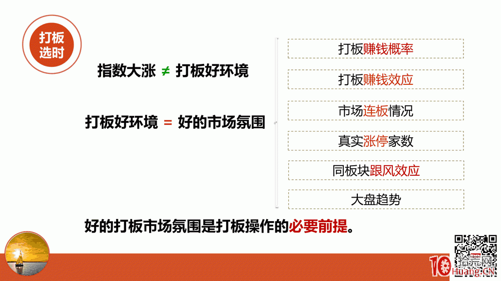 漲停板打板套利思維培訓課（2）：打板戰法如何選時與打板環境（圖解）,拾荒網
