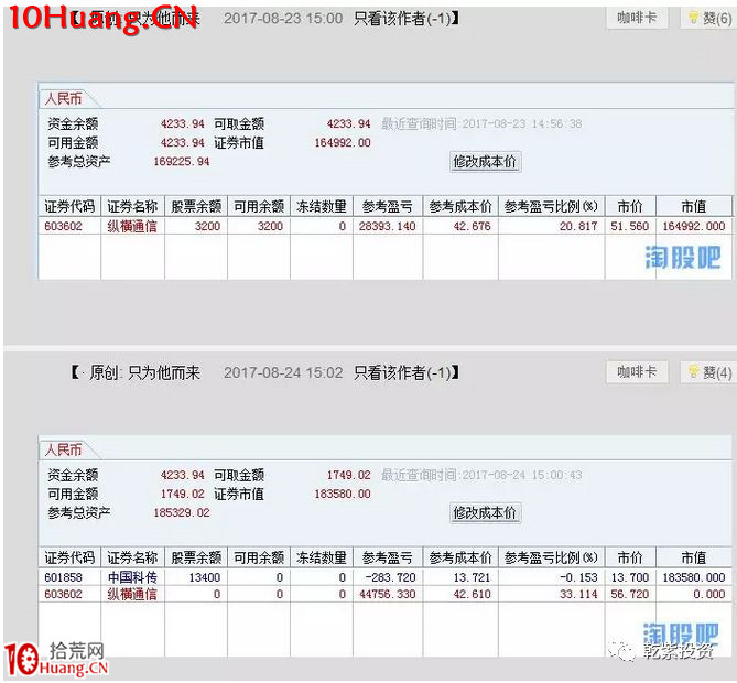 遊資大神退學炒股2017-2018年一年88倍之旅的交割單附圖復盤（第二部分）,拾荒網
