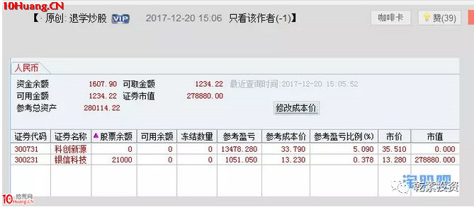 遊資大神退學炒股2017-2018年一年88倍之旅的交割單附圖復盤（第二部分）,拾荒網
