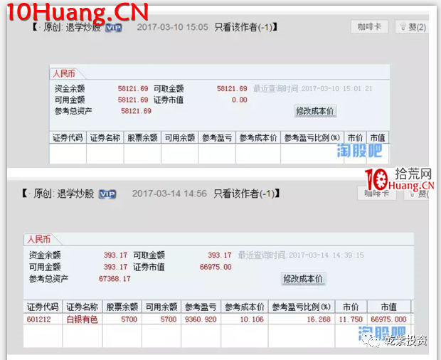 遊資大神退學炒股2017-2018年一年88倍之旅的交割單附圖復盤(第一部分) 遊資大神退學炒股2017-2018年一年88倍之旅的交割單附圖復盤(第一部分),拾荒網