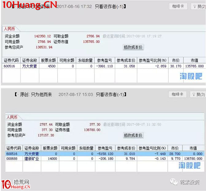 遊資大神退學炒股2017-2018年一年88倍之旅的交割單附圖復盤（第二部分）,拾荒網