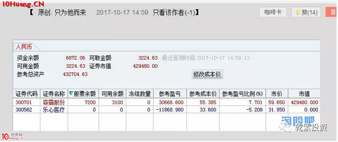 遊資大神退學炒股2017-2018年一年88倍之旅的交割單附圖復盤（第二部分）,拾荒網