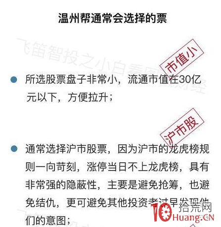 遊資演義（章25）：漫畫溫州幫遊資操盤手法,拾荒網