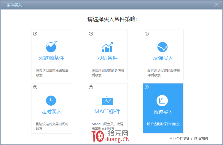 同花順自動打板功能——條件單（圖解）,拾荒網