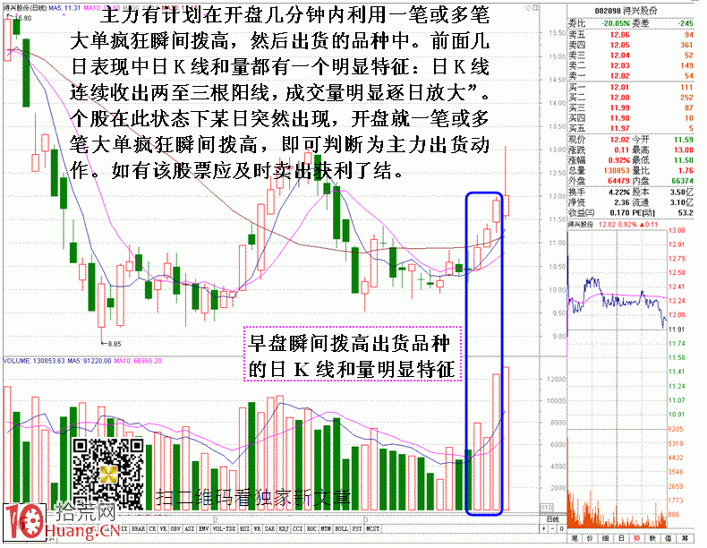 圖解機構開盤就拉巨單撥高玄機,拾荒網