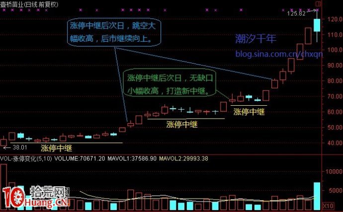 圖解龍頭股的中繼形態與買入技巧 圖解龍頭股的中繼形態與買入技巧,拾荒網