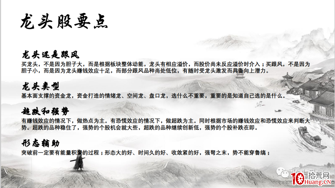 龍頭交易體系總結篇,拾荒網