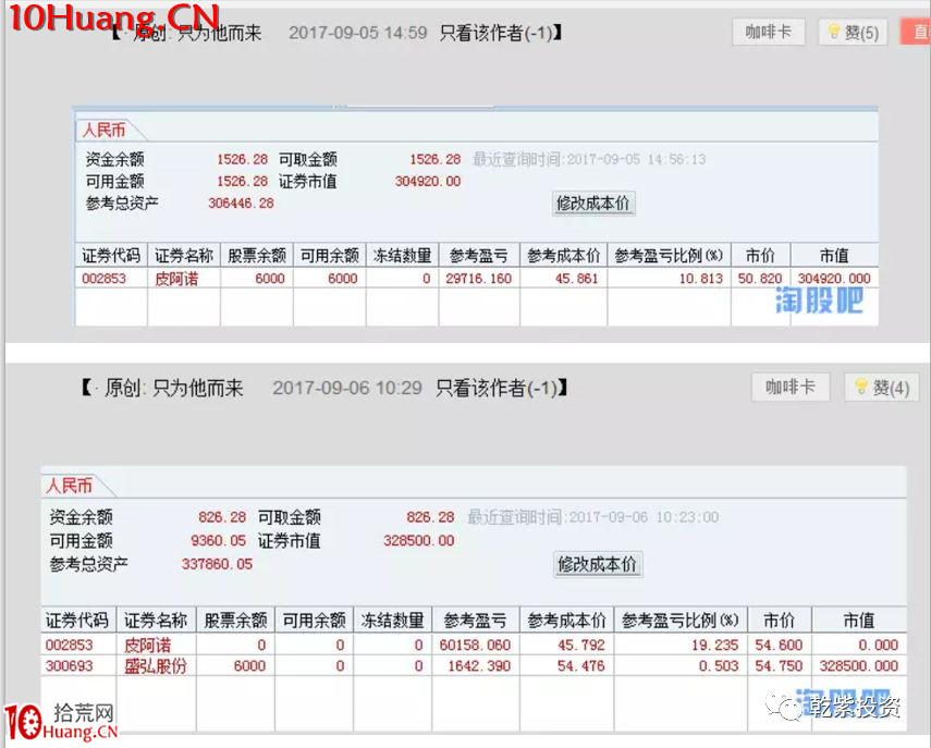遊資大神退學炒股2017-2018年一年88倍之旅的交割單附圖復盤（第二部分）,拾荒網