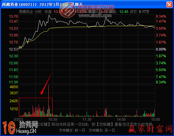 圖解密集型量柱分時圖走勢的看盤技巧 圖解密集型量柱分時圖走勢的看盤技巧,拾荒網