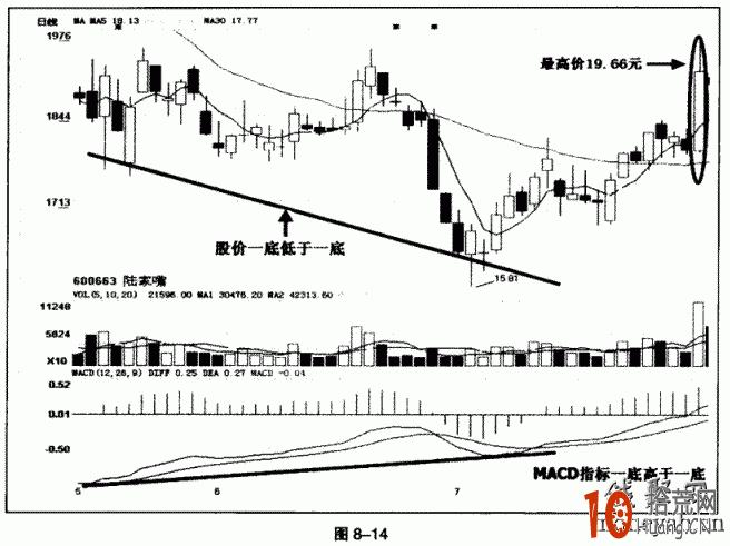 MACD指標底背離,小散抄底搶反彈,拾荒網