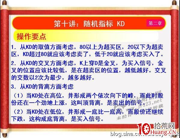 《私募操盤手》培訓第十講：隨機指標KD（圖解）,拾荒網
