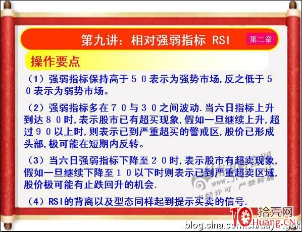 《私募操盤手》培訓第九講：相對強弱指標RSI（圖解）,拾荒網