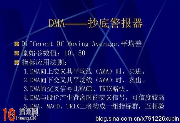 DMA指標詳解,拾荒網