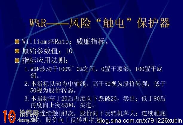 威廉指標WR詳解 威廉指標WR詳解,拾荒網